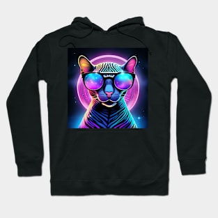 Cat Illustration Hoodie